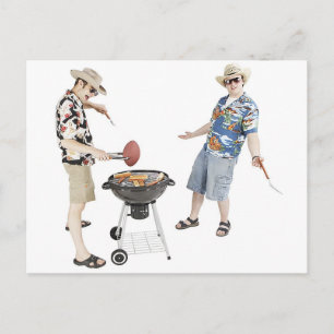 Cookout Party Invitation Postcard