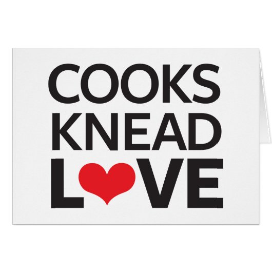 Cooks Knead Love Cards (Front Horizontal)