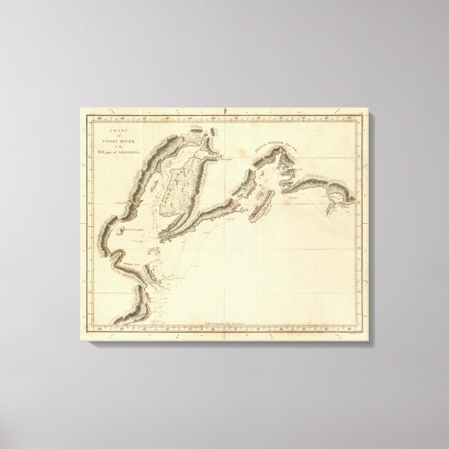 Cooks River, Alaska Canvas Print (Front)