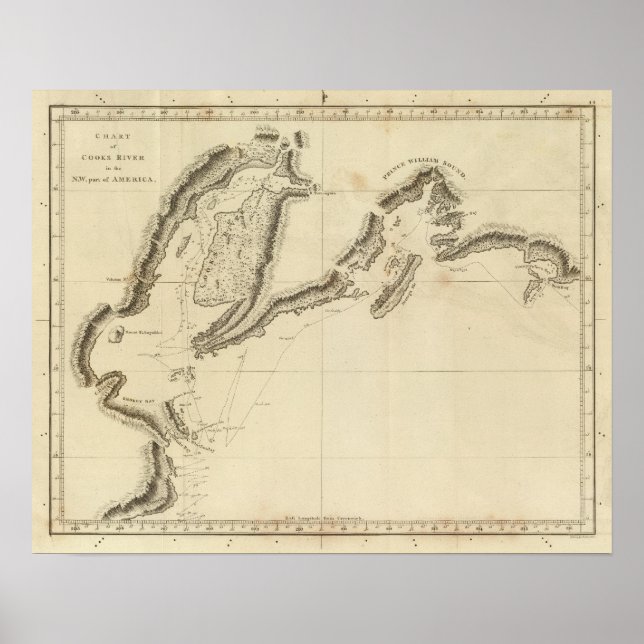 Cooks River, Alaska Poster (Front)