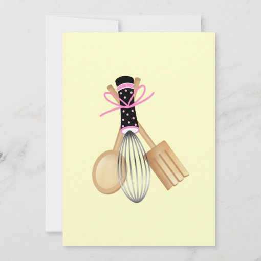 Cookware Bridal Shower Invitation Zazzle