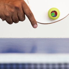 COOL! 1 Star Ping Pong Ball - Yellow - Custom