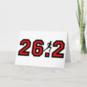 Cool 26.2 marathon card