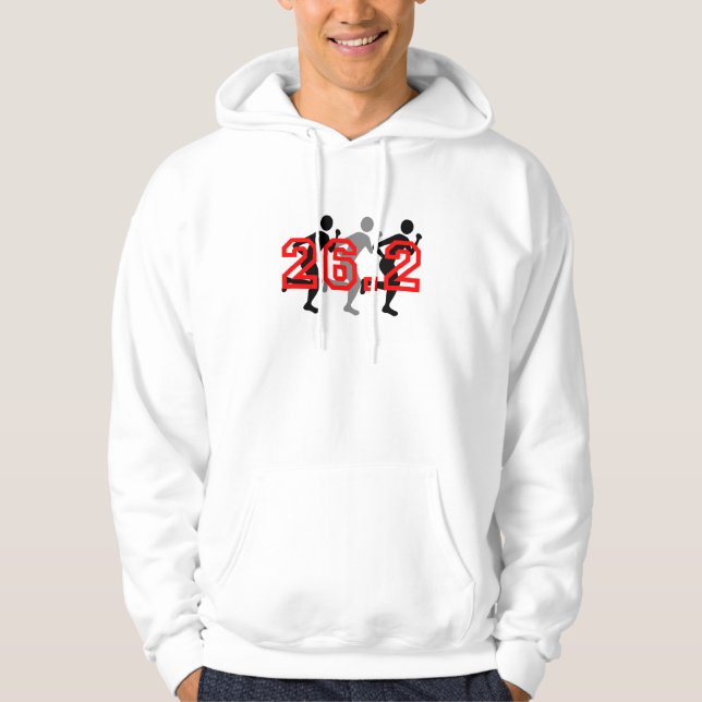 Cool 26.2 marathon hoodie (Front)
