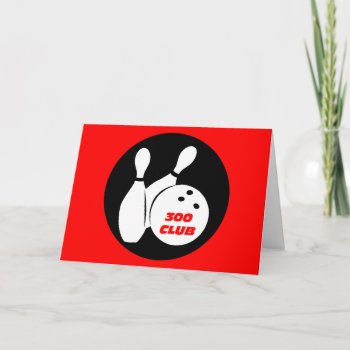 Cool 300 Bowling Card by sportsboutique at Zazzle