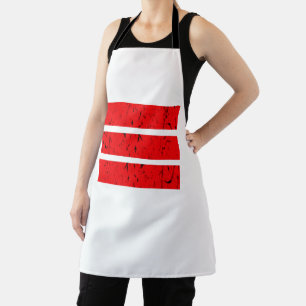 Cool 3 Line Symbol Uniformity & Harmony Colorful Apron