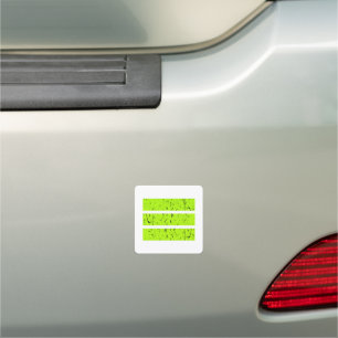 Cool 3 Line Symbol Uniformity & Harmony Colorful Car Magnet