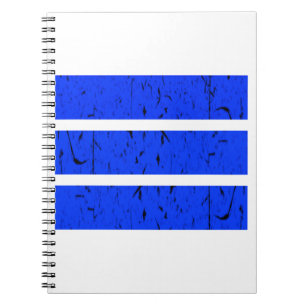 Cool 3 Line Symbol Uniformity & Harmony Colorful Notebook