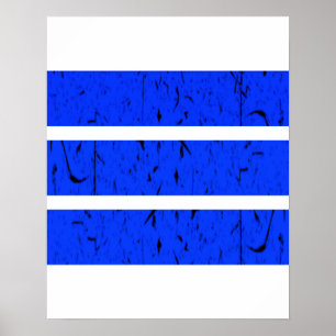 Cool 3 Line Symbol Uniformity & Harmony Colorful Poster