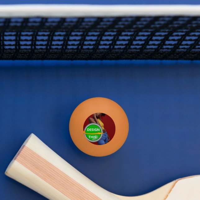 COOL! 3 Star Ping Pong Ball - Orange - Custom (Table)