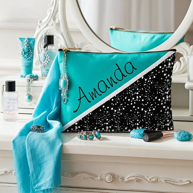 Cool 3 tone design personalized accessory pouch (Creator Uploaded)