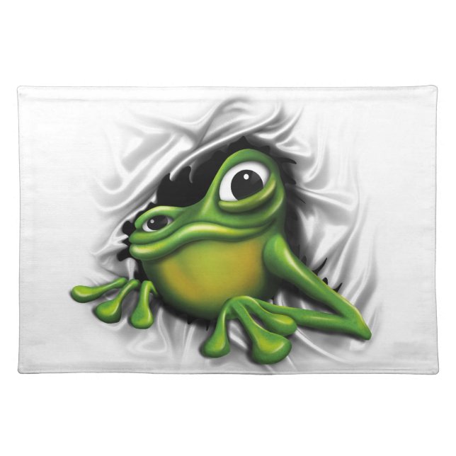 Cool 3d frog placemat (Front)