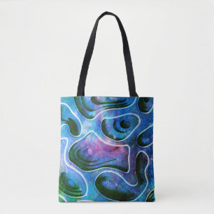 Cool 3D Modern Abstract Colorful Background Tote Bag