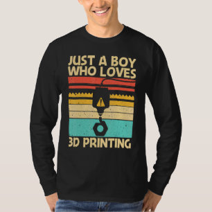 Cool 3d Print For Boys Men 3d Printer  Printing T-Shirt