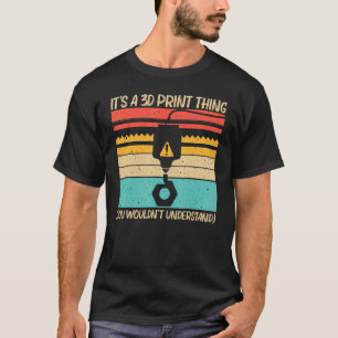 Cool 3D Print For Men Women 3D Printer  Printing T-Shirt