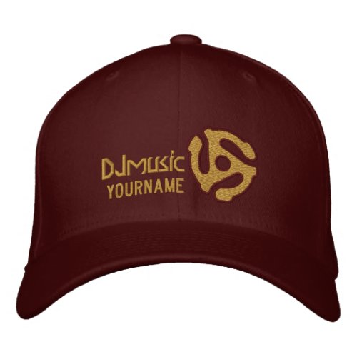 COOL 45 spacer personalized DJ embroidered cap