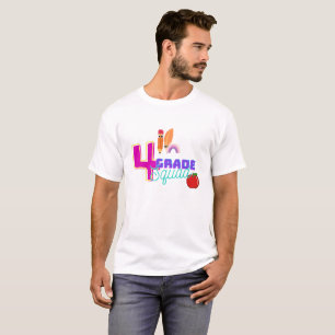 Cool 4th Grade school Squad Crew Team T-Shirt