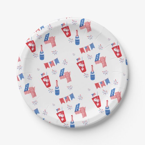 Cool 4th of July celebration Paper Plates