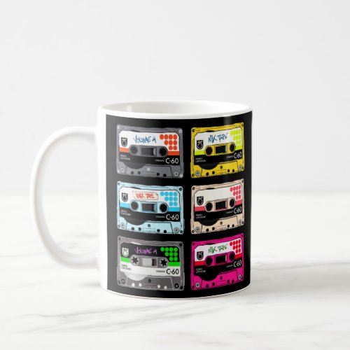 Cool 80s 90s Old School Mix Tapes Graphic Cool S Coffee Mug