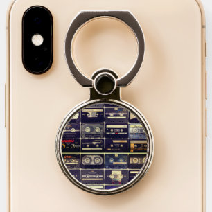 Cool 80s vintage cassette Case-Mate iPhone case Phone Ring Stand