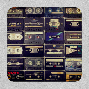 Cool 80s vintage cassette patch