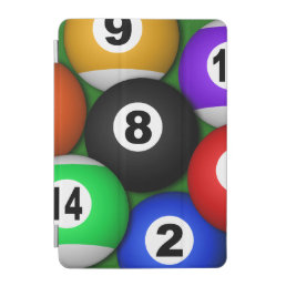 Cool 8 Eight Ball Pool Balls Billiards Manly iPad Mini Cover