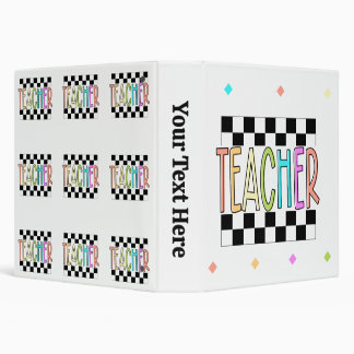 Cool 90's Style Teacher Binder
