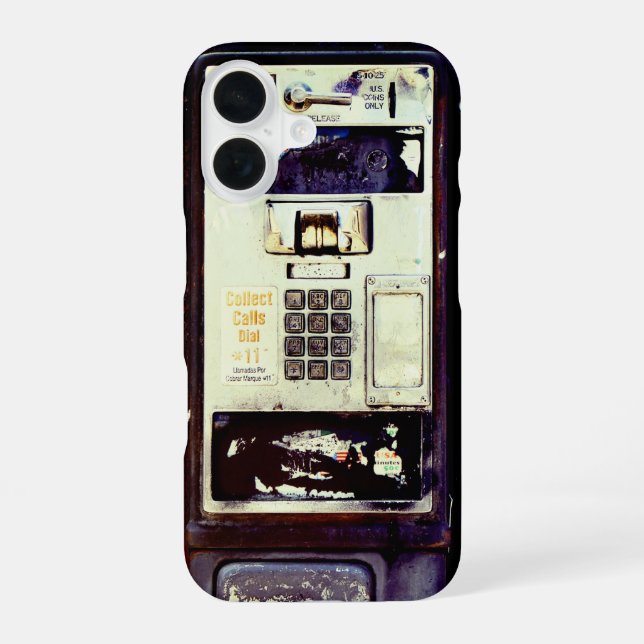 COOL Abandoned Payphone  iPhone Case (Back)