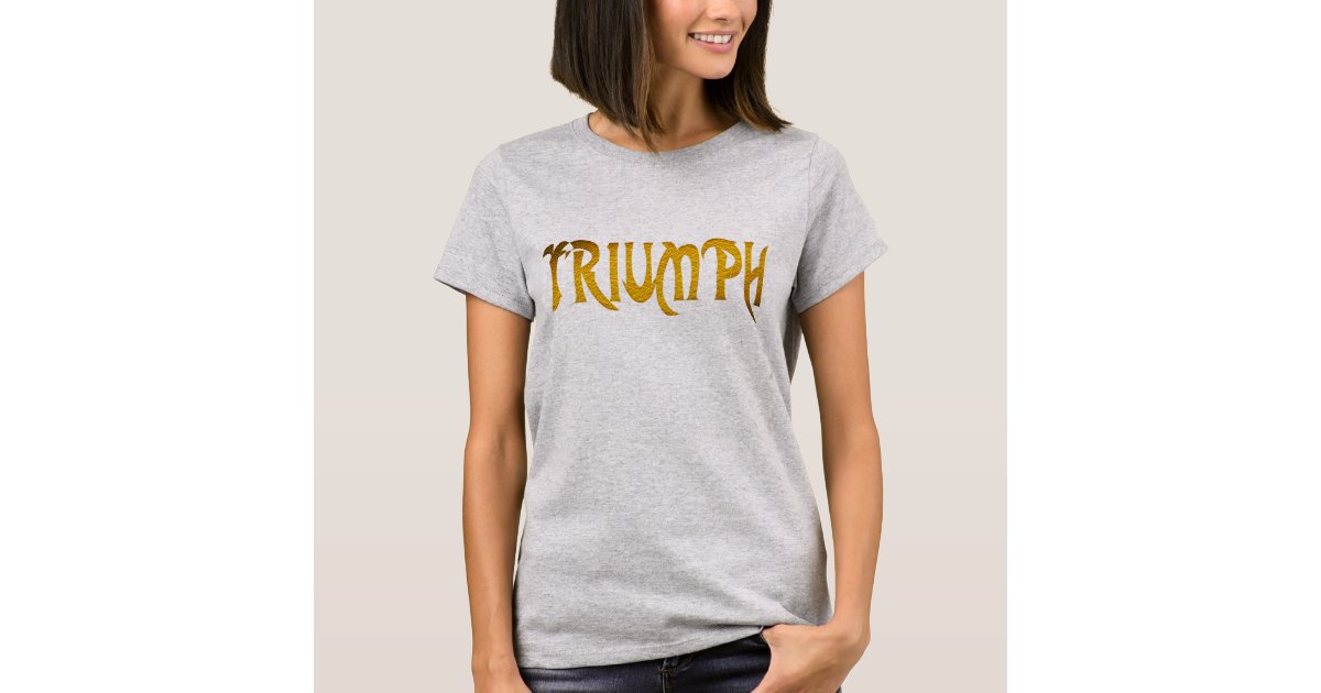 Cool Absolutely Trending Word Design Triumph T Shirt Zazzle Com,Simple Machine Embroidery Designs For Blouse Sleeves