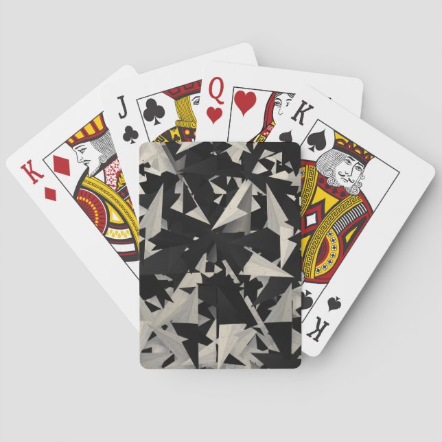 cool abstract art poker cards (Back)