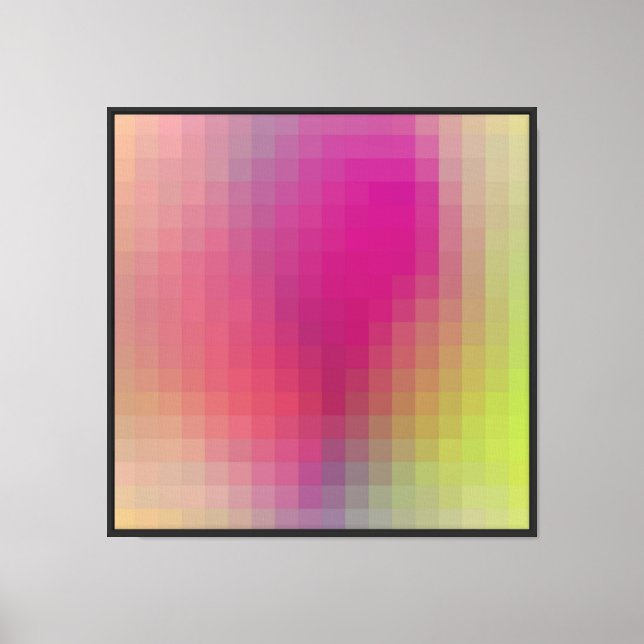 Cool Abstract Design Canvas Print (Front)