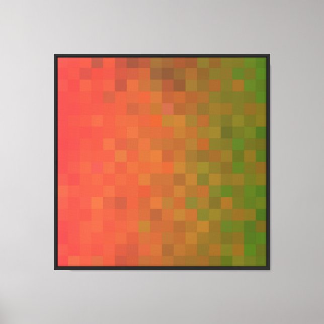 Cool Abstract Design Canvas Print (Front)
