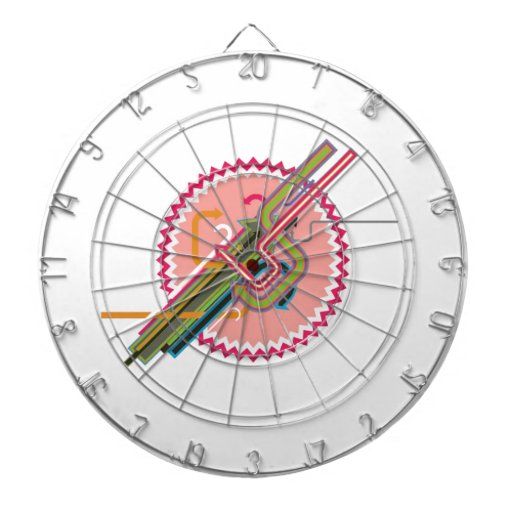 Cool abstract design dart boards | Zazzle