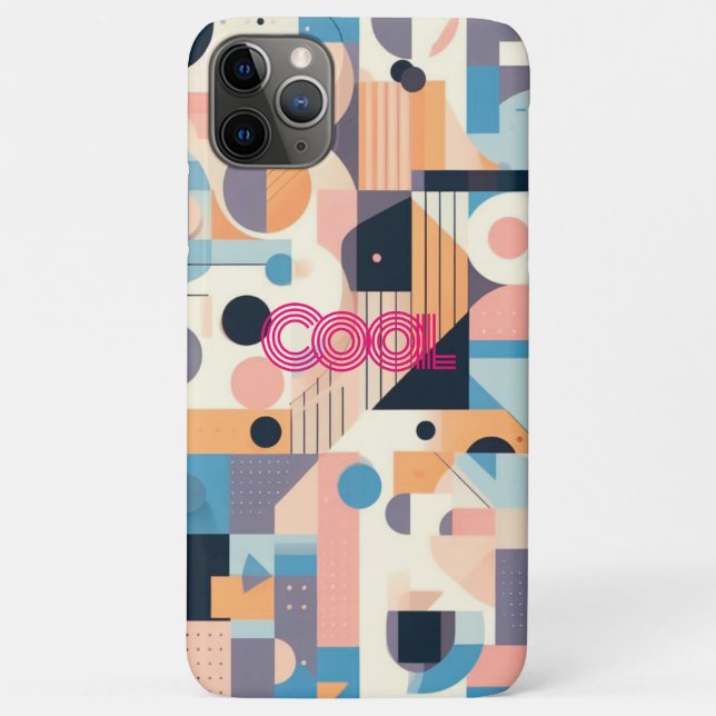 Cool Abstract Design iPhone Case (Back)