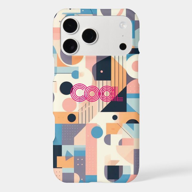 Cool Abstract Design iPhone Case (Back)