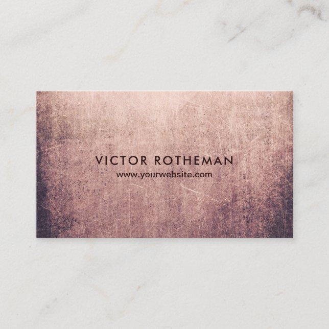 Cool Abstract Edgy Artist Business Card (Front)