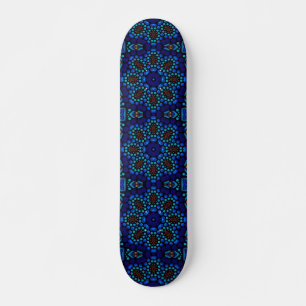 Cool Abstract Geometric Mandala Art Design Skateboard
