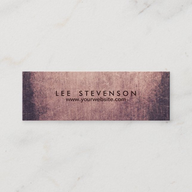 Cool Abstract Grunge Artist Business Card (Front)