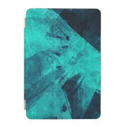 Cool Abstract Jagged Blue Art iPad Mini Cover