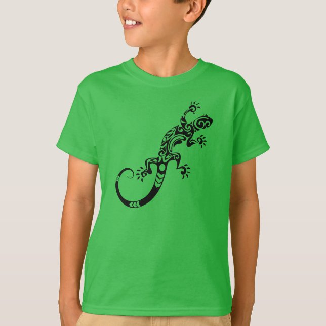 Cool abstract lizard T-Shirt (Front)