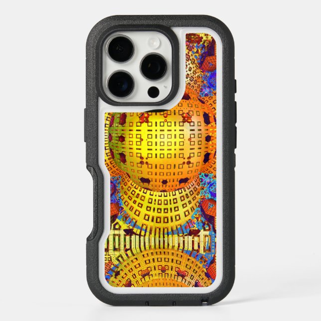 Cool Abstract Pattern iPhone case (Back)