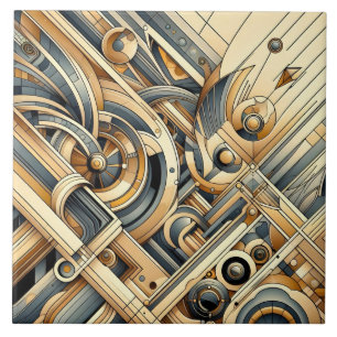 Cool abstract pattern lovers ceramic tile