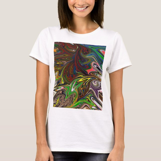 Cool abstract pattern T-Shirt (Front)