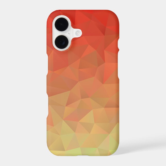 Cool Abstract Polygon Geometric Pattern Iphone Case (Back)