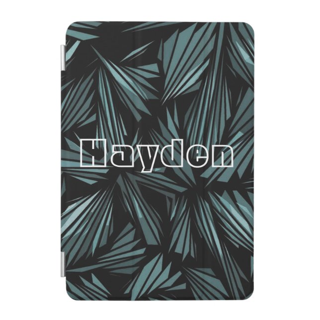 Cool Abstract Shattered Glass Personalised iPad Mini Cover (Front)