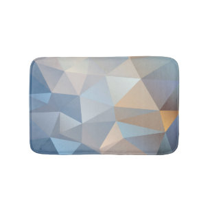 Cool Abstract Triangle Pattern Bathroom Mat