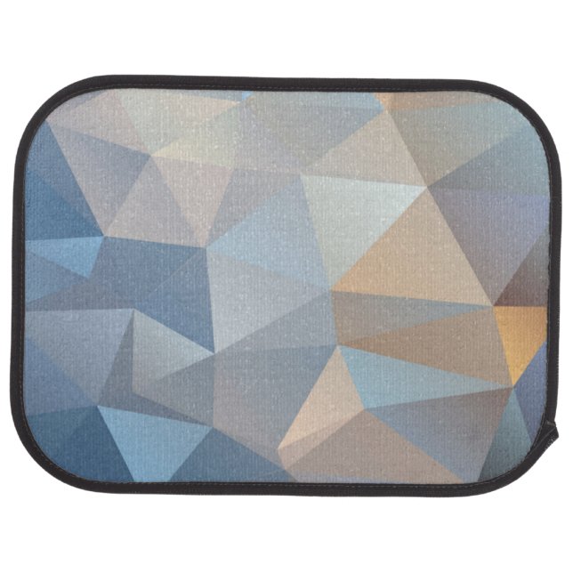 Cool Abstract Triangle Pattern Car Mat (Rear)