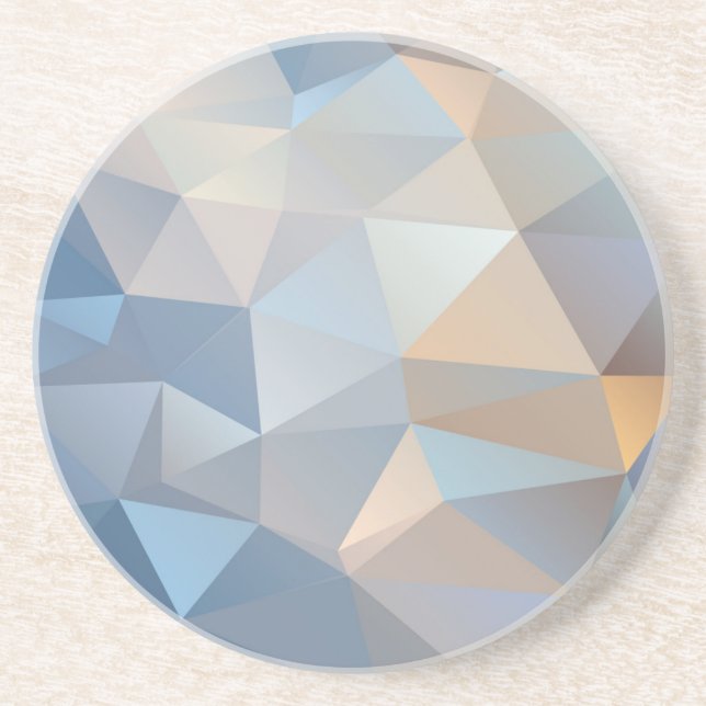 Cool Abstract Triangle Pattern Drink Coaster (Front)