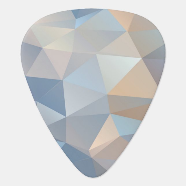 Cool Abstract Triangle Pattern Guitar Pick (Front)