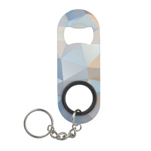Cool Abstract Triangle Pattern Keychain Bottle Opener